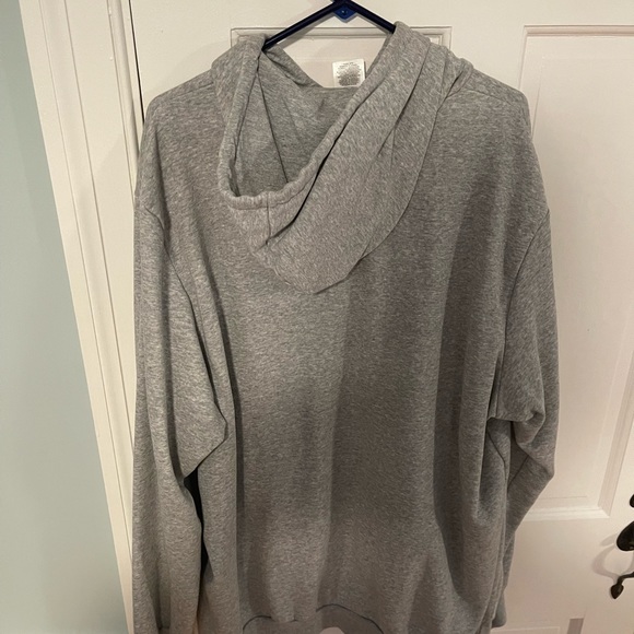 Adidas essentials - Mens Dark Gray Fleece Hoodie - Picture 3 of 3